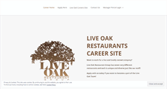 Desktop Screenshot of liveoakcareers.com