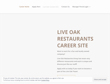 Tablet Screenshot of liveoakcareers.com